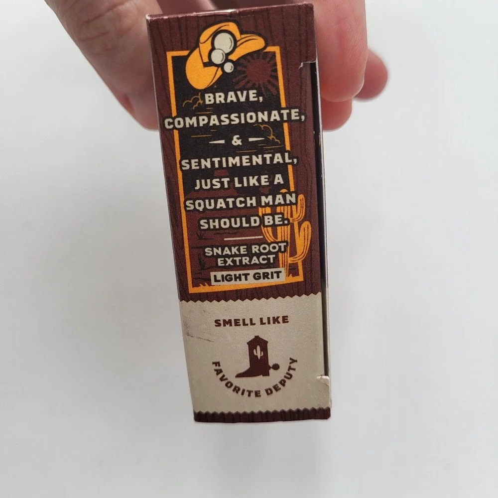 (4) Dr. Squatch Howdy Hero Men's Natural Soap Light Grit‎ 5oz Toy Story Woody